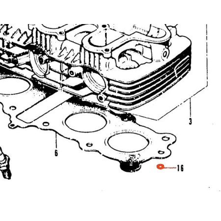 Moteur - joint torique - ø 5.00 x2.40 mm 