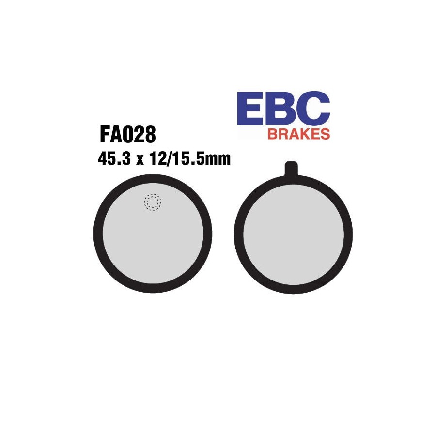 Service Moto Pieces|Frein - Jeu de Plaquettes - EBC - Metal fritté - Hypersport - FA103-HH|Plaquette|44,40 €