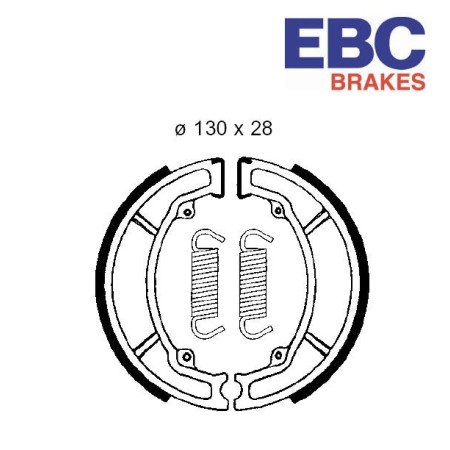 Frein - Machoire - 130x28 - EBC - DT125 ... Rd125 - XT125 XT250 XT350