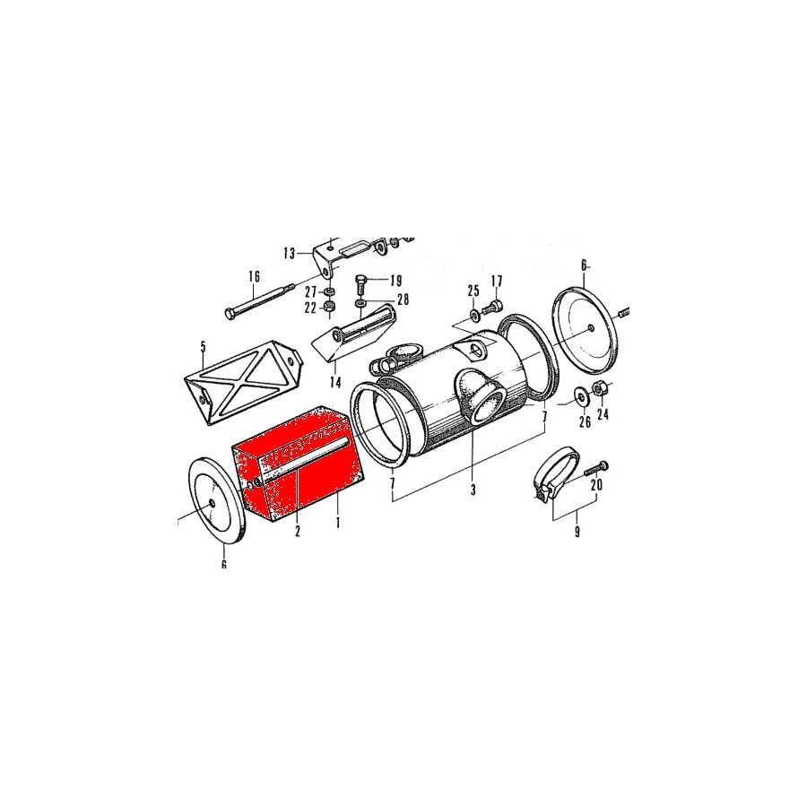 Service Moto Pieces|Filtre a Air - Cylindre Avant - Emgo - 13780-38A00  - VS600 - VS750 - VS800|Filtre a Air|15,30 €