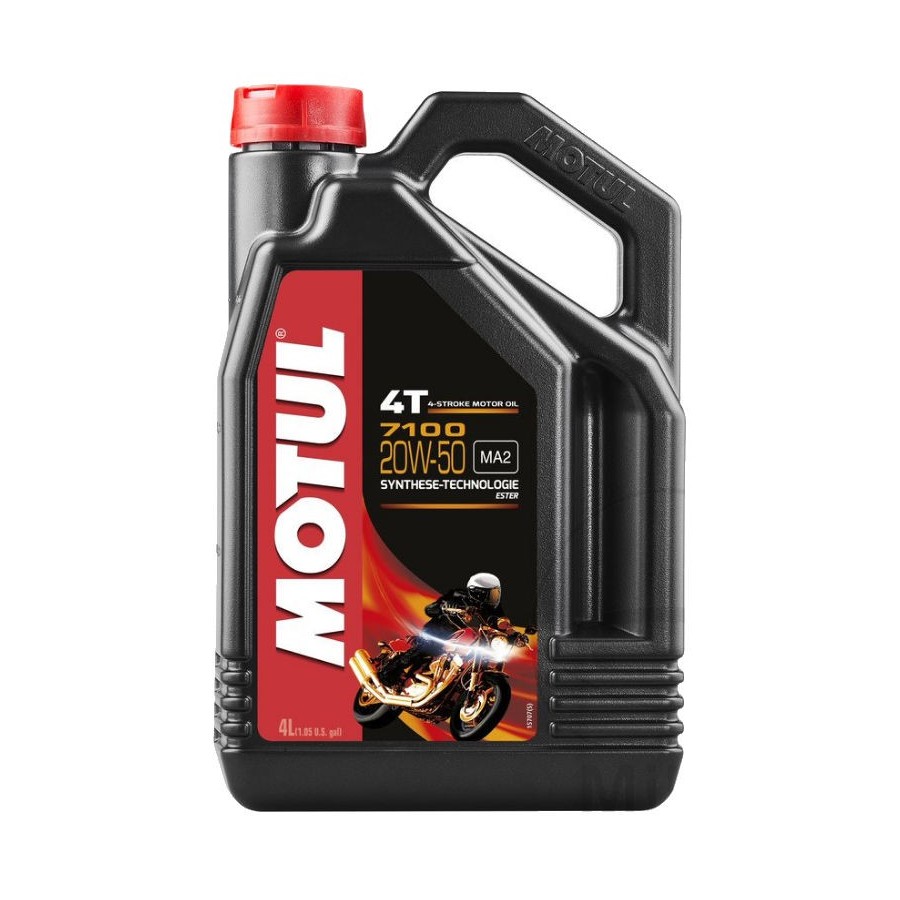 Huile moteur - MOTUL 7100 -  Synthese - 20W50 - 4 Litres