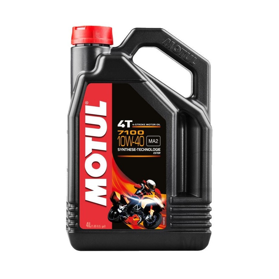 Huile moteur - MOTUL 7100 -  Synthese - 10W40 - 4 Litres