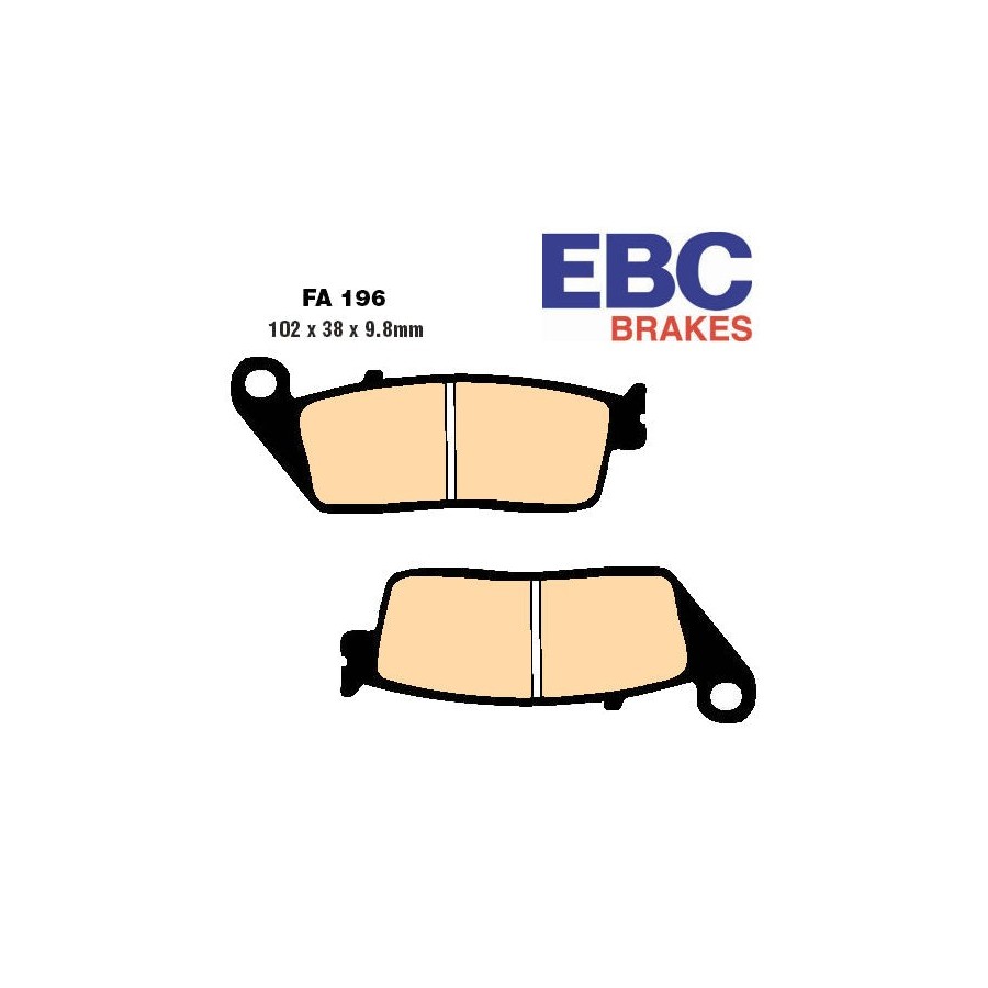 Service Moto Pieces|Frein - Jeu de Plaquettes - EBC EXTREME PRO - EPFA-265-HH|Plaquette|62,10 €