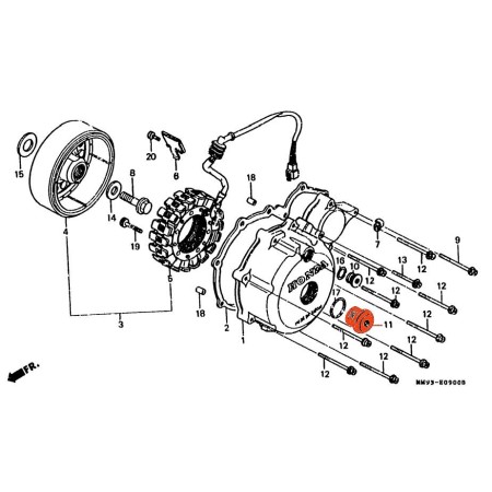 Service Moto Pieces|Moteur - Carter alternateur - Bouchon M30|1987 - XL 600 Vh|23,80 €