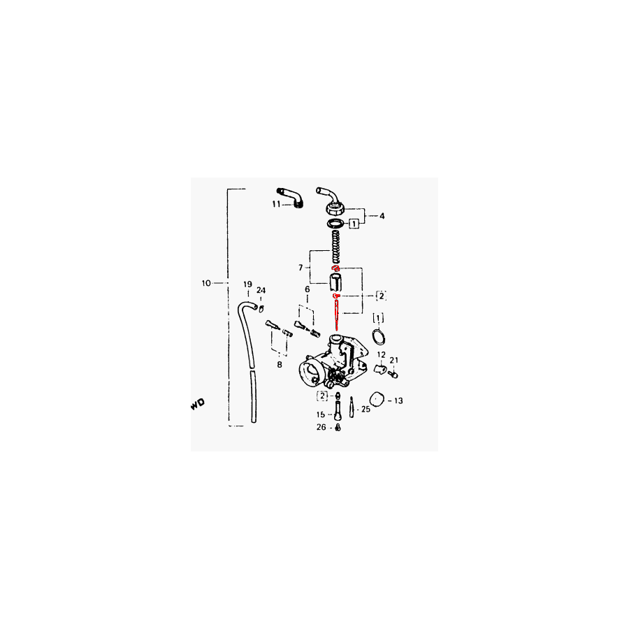 Service Moto Pieces|Carburateur - Boisseau - 4KM-14940-00 - XJ900|Boisseau - Membrane - Aiguille|89,90 €