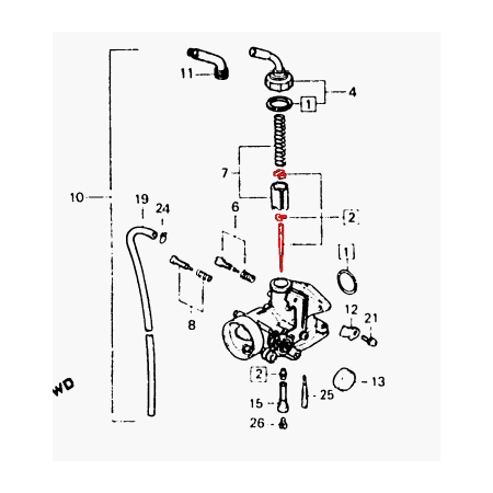 Carburateur - Aiguille 