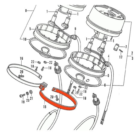 Compteur - cerclage de fixation sous - (x1)