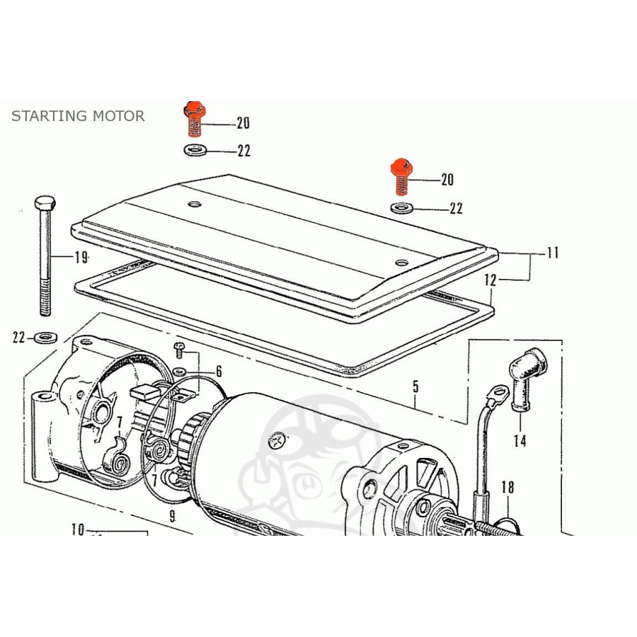 Service Moto Pieces|Distribution - Support Poussoir Tendeur - Guide "B" - 12049-1015 - KZ750....ZR750|1982 - KZ750 GP|47,00 €