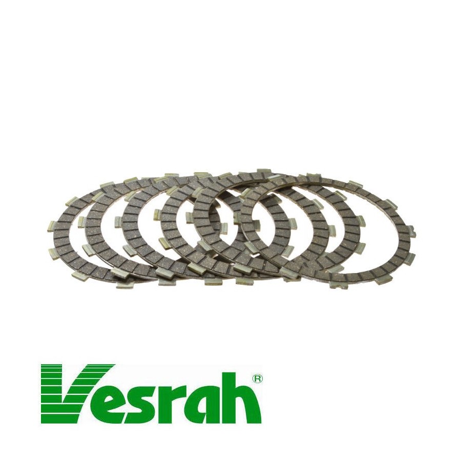 Service Moto Pieces|Embrayage - Disques Garni - Vesrah - CBX550/650 ..CBR600 .....|Disque - Garni - Lisse |57,20 €