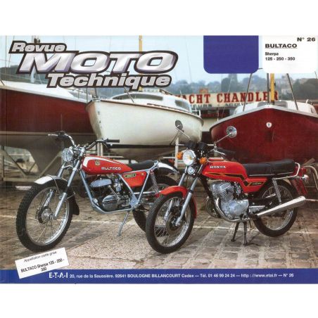 RTM - N° 26 - Bultaco - Sherpa  - Revue Technique moto - Version PDF