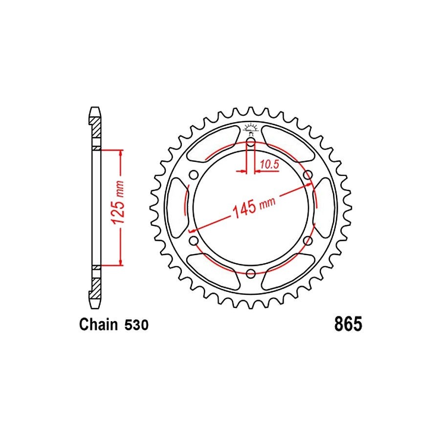 Service Moto Pieces|Transmission - Chaine RK - XSOZ1 - 530-106 maillons |Chaine 530|110,00 €