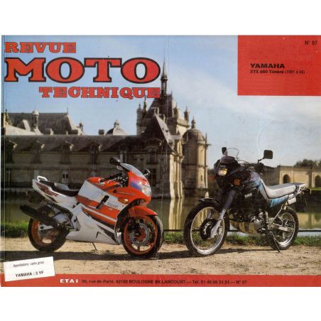Service Moto Pieces|RTM - N° 87 - XTZ660 - Revue Technique moto - Version PDF|Yamaha|10,00 €
