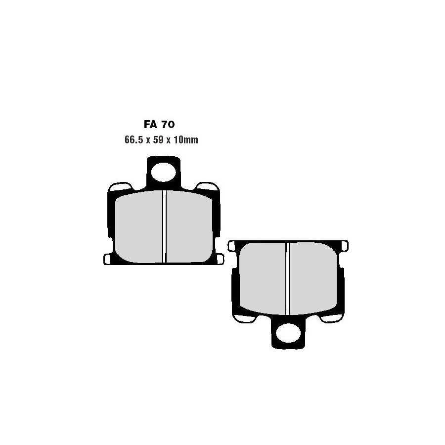 Service Moto Pieces|Frein - Jeu de Plaquettes - Brembo - 07HO41SR|Plaquette|69,90 €