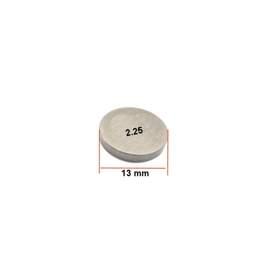 Moteur - Pastille Ep. 2.25 - ø 13mm - Jeu aux soupapes Moteur - Pastille Ep. 2.25 - ø 13mm - Jeu aux soupapes