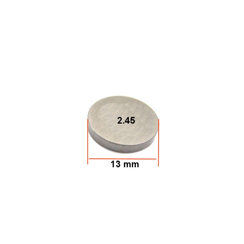 Service Moto Pieces|Moteur - Pastille Ep. 2.45 - ø 13mm - Jeu aux soupapes|Pastille -  ø 13.0 mm|3,65 €