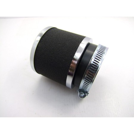 Filtre a air - ø 50 mm - Cornet Mousse + chrome - (x1) - 