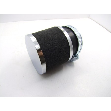 Filtre a air - ø 50 mm - Cornet Mousse + chrome - (x1) - 