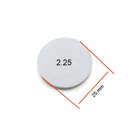 Service Moto Pieces|Moteur - Pastille 2.25 - ø 25mm - Jeux aux soupapes|Pastille - ø 25.0 mm|21,00 €