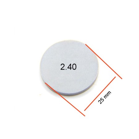 Service Moto Pieces|Moteur - Pastille 2.40 - ø 25mm - Jeux aux soupapes|Pastille - ø 25.0 mm|6,90 €