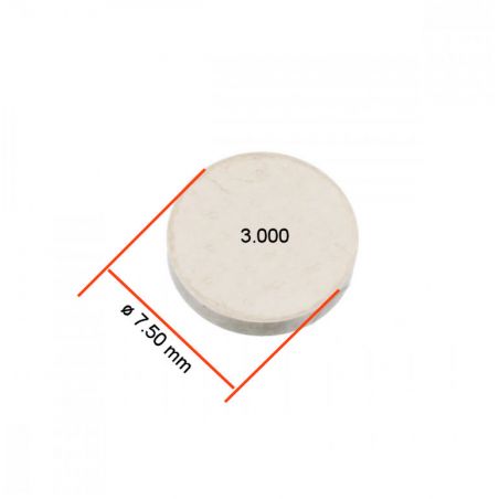 Service Moto Pieces|Pastille - Ep. 3.000 - ø 7.50mm - Jeux aux soupapes|Pastille - ø 7.50 mm|2,90 €