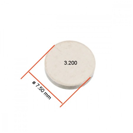 Service Moto Pieces|Pastille - Ep. 3.200 - ø 7.50mm - Jeux aux soupapes|Pastille - ø 7.50 mm|2,90 €