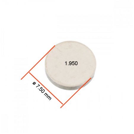 Service Moto Pieces|Pastille - Ep. 1.950 - ø 7.50mm - Jeux aux soupapes|Pastille - ø 7.50 mm|2,90 €