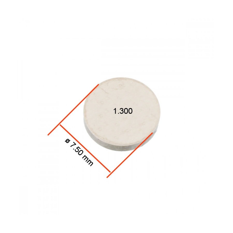 Service Moto Pieces|Pastille - Ep. 2.450 - ø 7.50mm - Jeux aux soupapes|Pastille - ø 7.50 mm|2,90 €