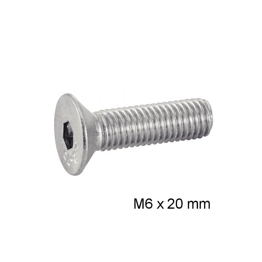 Service Moto Pieces|Frein - Vis M4 x37 (x1) - Maitre cylindre Avant 4 vis - INOX A2|Fraiséé (conique) - DIN 7991|3,12 €