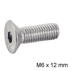 Service Moto Pieces|Frein - Vis M4 x37 (x1) - Maitre cylindre Avant 4 vis - INOX A2|Fraiséé (conique) - DIN 7991|3,12 €