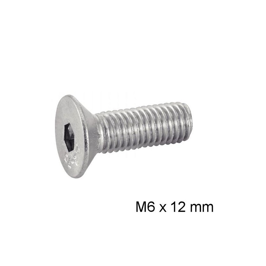 Service Moto Pieces|Frein - Vis M4 x37 (x1) - Maitre cylindre Avant 4 vis - INOX A2|Fraiséé (conique) - DIN 7991|3,12 €