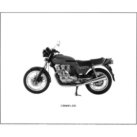 Liste de pieces - Parts List - CB900 Fz - Version - informatique - Format PDF