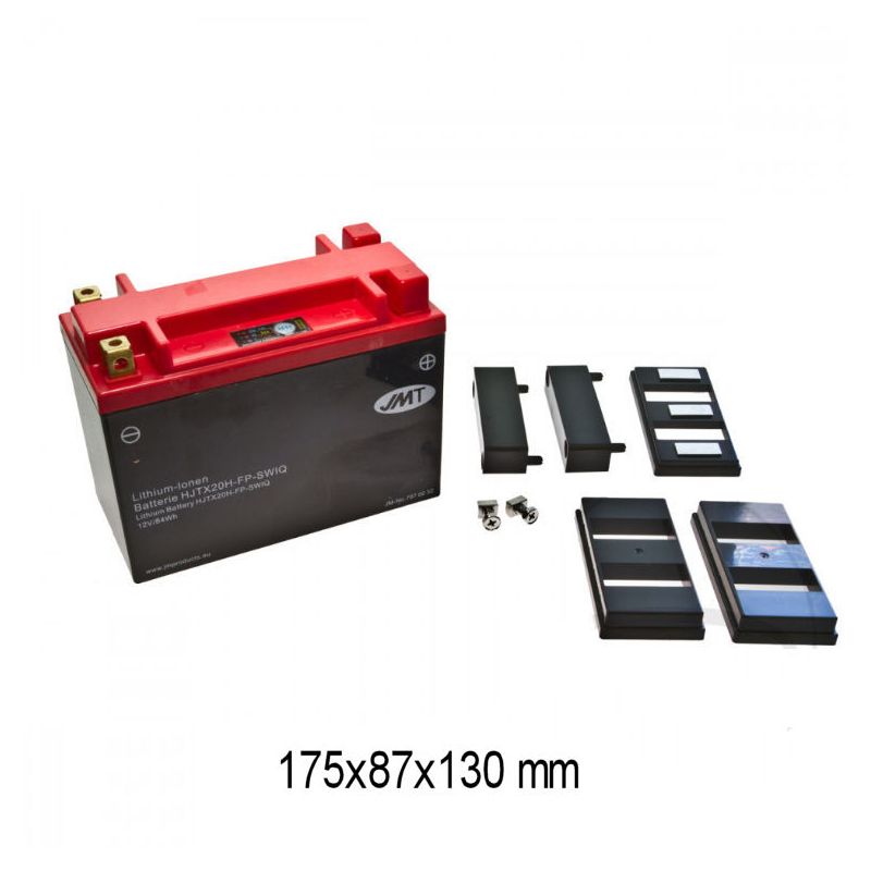 Service Moto Pieces|Batterie - 12v - Lithium - JMT - HJTX20H-FP - 520A - 175x87x130mm|Batterie - Lithium|340,90 €