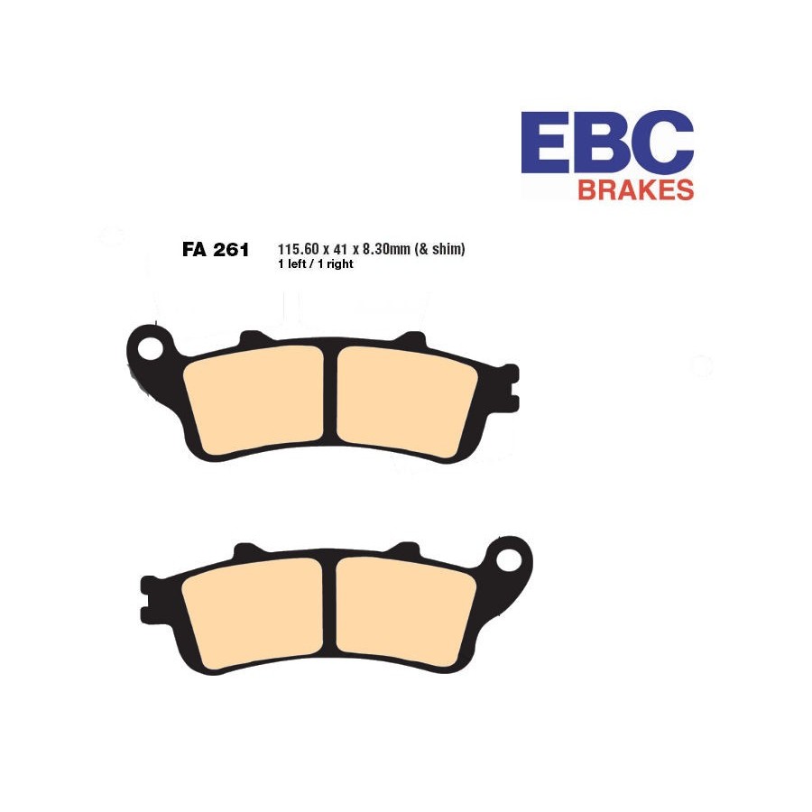 Service Moto Pieces|Frein - Jeu de Plaquettes - EBC - FA-054 - HH|Plaquette|44,40 €