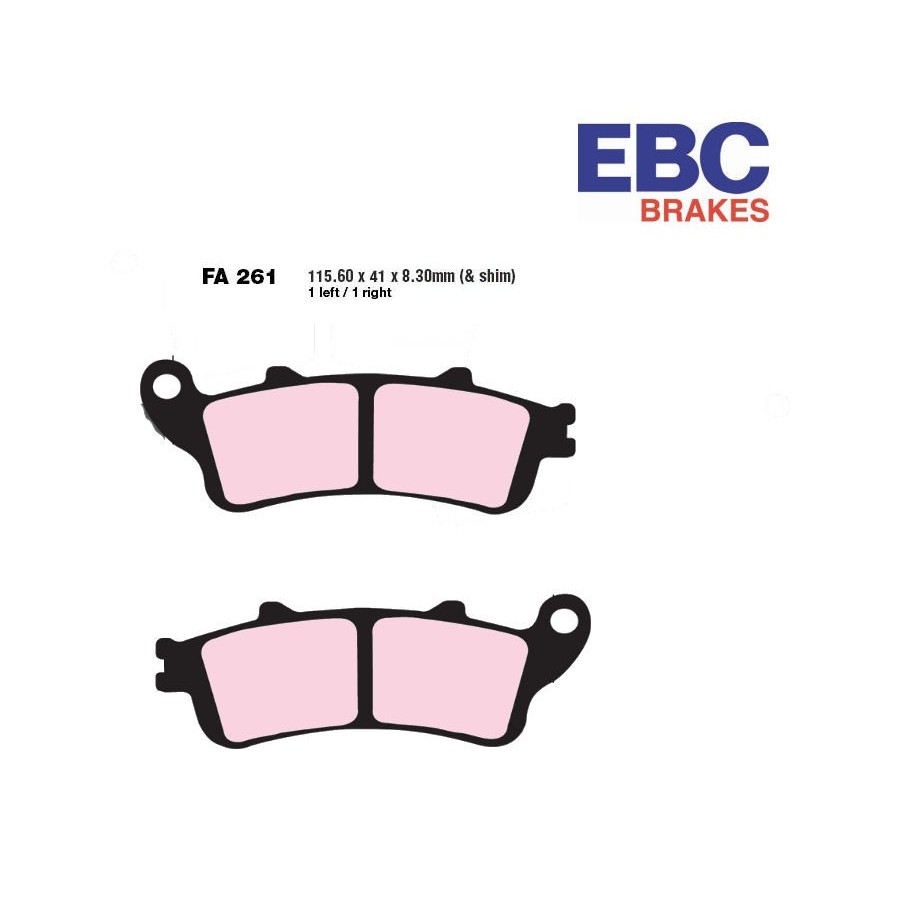 Service Moto Pieces|Frein - Jeu de Plaquettes - EBC - Standard - FA-070|Plaquette|29,90 €