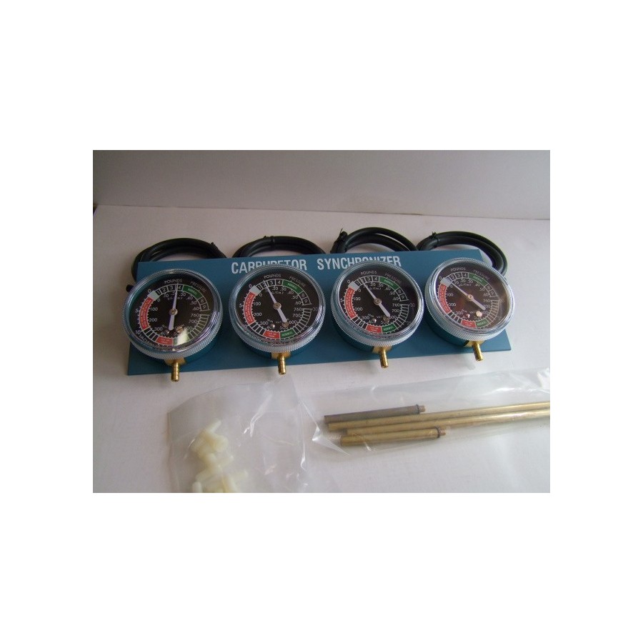 Synchro -4 carburateurs - 4 manometres