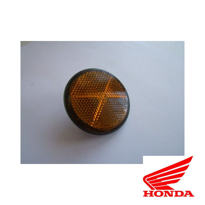 Service Moto Pieces|Reflecteur (x1)  - Catadioptre latéral - Noir/Orange - ø60 x M6 a visser|Catadioptre|20,80 €
