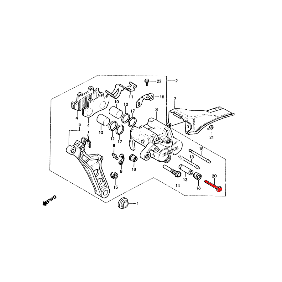 Service Moto Pieces|Frein - Etrier - Arriere - Joint de piston |Etrier Frein Avant|18,15 €