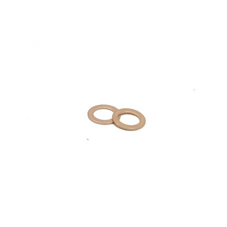 Service Moto Pieces|Bouchon de vidange - Rondelle plate cuivre M12 - 12x18x1.5 - (x2)|Vidange|0,85 €