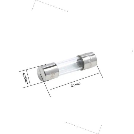 Service Moto Pieces|Fusible - Verre - 30A - 6.3x30mm|Fusible|0,50 €