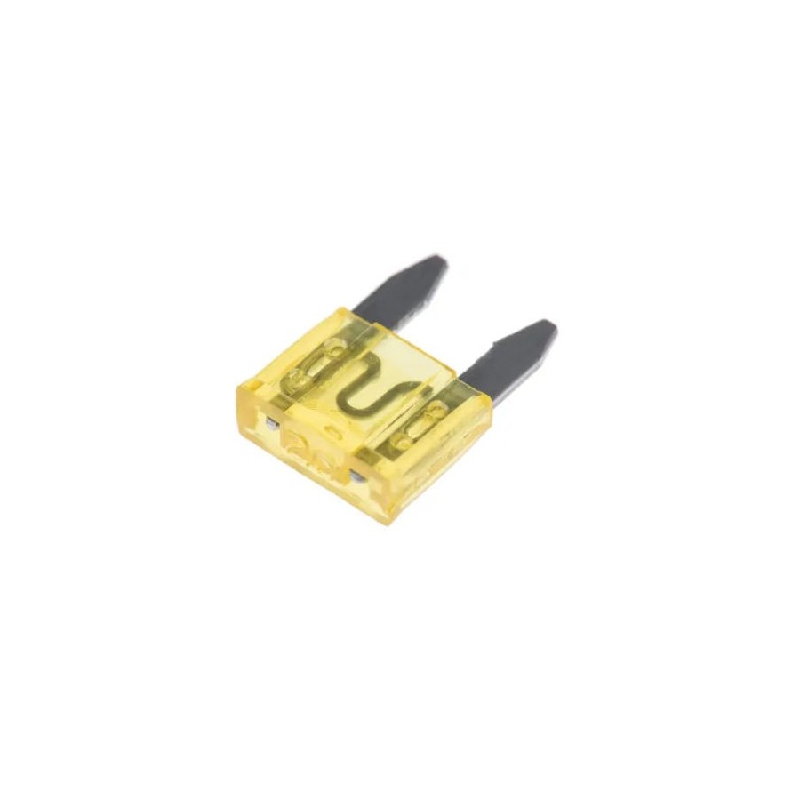 Service Moto Pieces|Fusible - Mini - 20A - Jaune - Lg. 11mm|Fusible|0,40 €