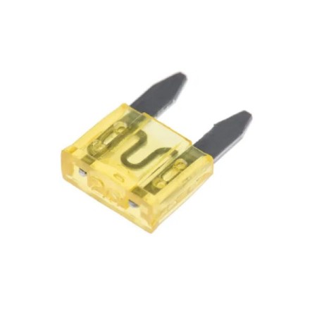 Service Moto Pieces|Fusible - Mini - 20A - Jaune - Lg. 11mm|Fusible|0,40 €