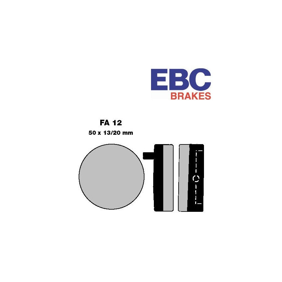 Service Moto Pieces|Frein - Jeu de Plaquettes - EBC - FA-047 HH -  - Etrier P05|Plaquette|44,40 €