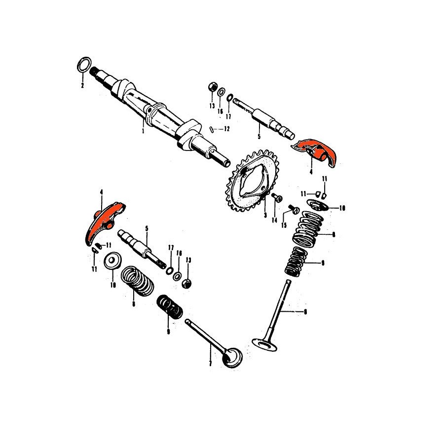 Service Moto Pieces|Distribution - Joint (x1) - d'axe de pignon - 92075-123 - KZ650, KZ900, KZ1000|Distribution|6,40 €