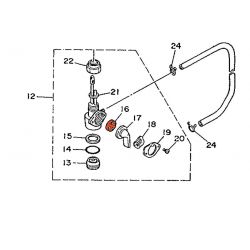 Service Moto Pieces|Robinet - joint de fixation reservoir - 4X8-24512-00 - |Reservoir - robinet|4,20 €