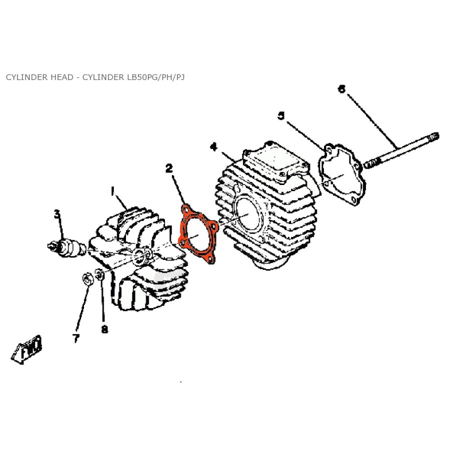 Service Moto Pieces|Moteur - Joint de culasse - CX/GL 650|Culasse |29,90 €