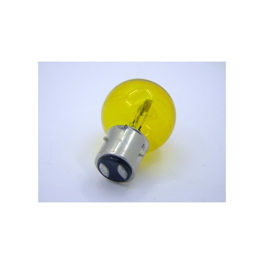 Service Moto Pieces|Ampoule - 6v - 35/35w - BA21D - Jaune - ( 3 ergots )|Ampoule 6 volt|9,90 €