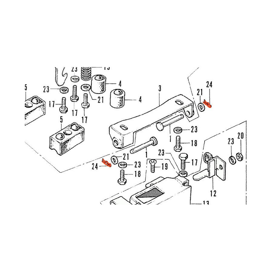 Goupille - Moteur - Charniere - .... - (x1)