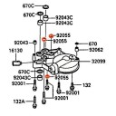 Moteur - Joint de forme - (x1) - 92055-077