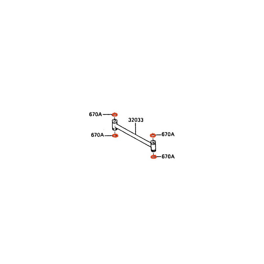 Moteur - Joint torique - (x1) - 670D-2016