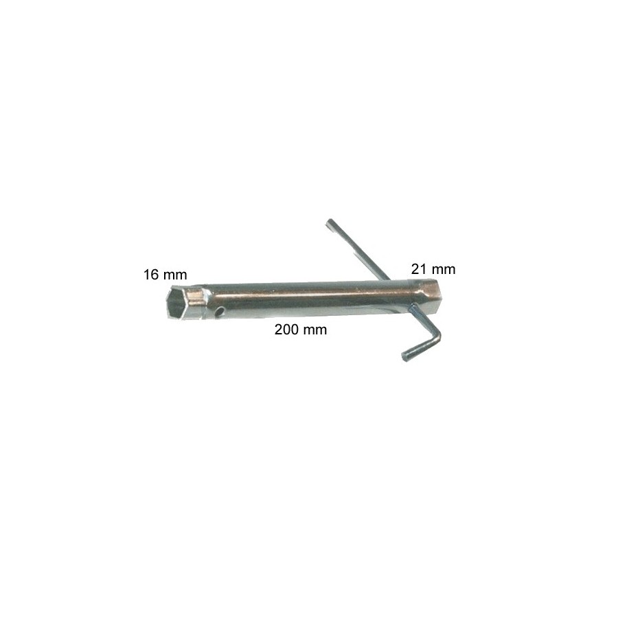 Service Moto Pieces|Bougie - clef - Hexa - 18mm - lg 118|Clef a bougie|13,50 €